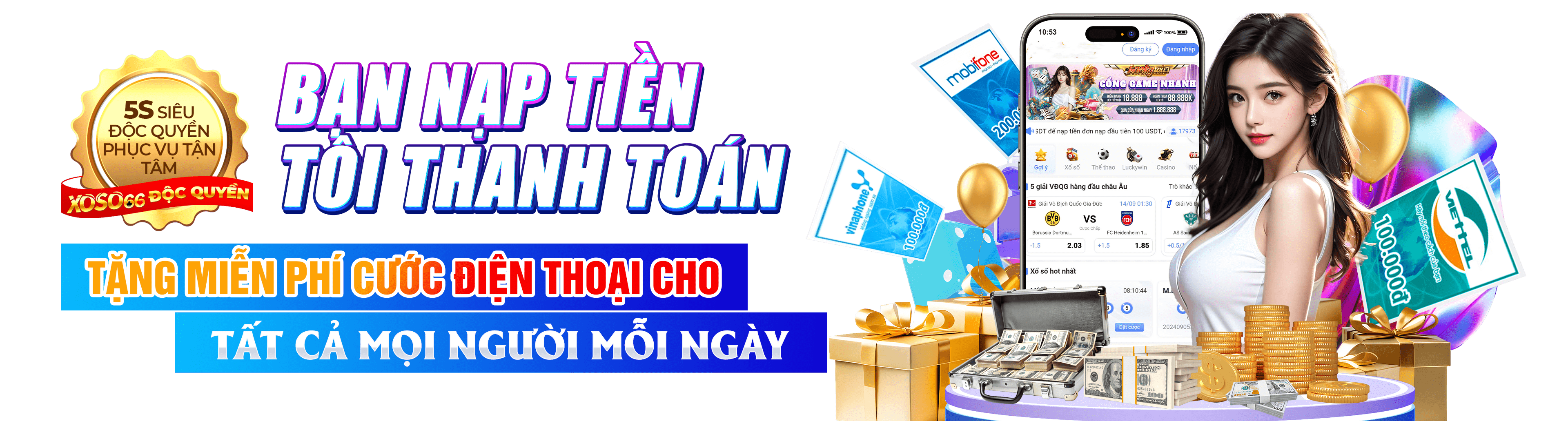 Hình ảnh quảng cáo của ee68 hiển thị nền tảng và các lợi ích
