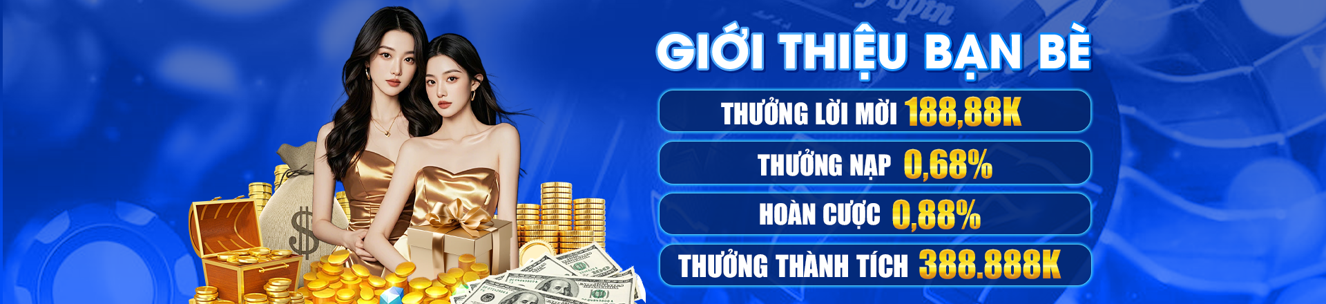 Hình ảnh quảng cáo của ee68 hiển thị nền tảng và các lợi ích